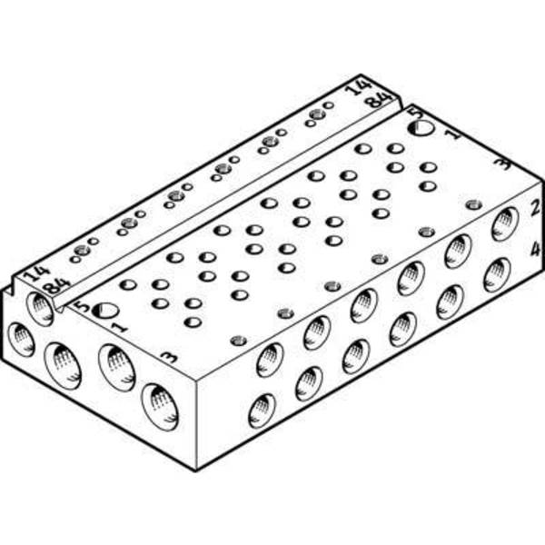 Festo Manifold Rail VABM-L1-10AW-M7-6 VABM-L1-10AW-M7-6